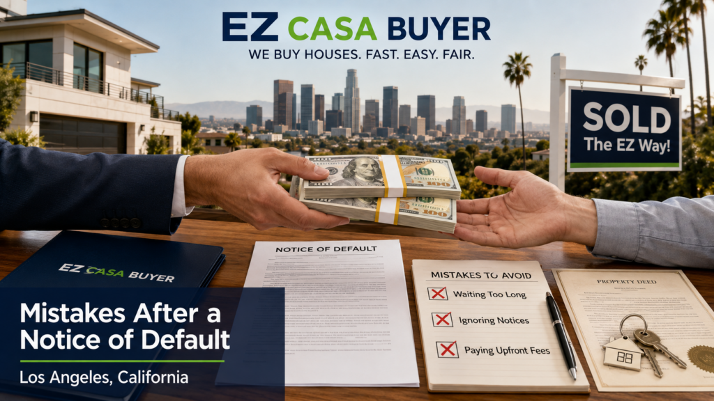 Los Angeles CA cash exchange for promissory note and deed of trust, serving note sellers including Malibu CA.