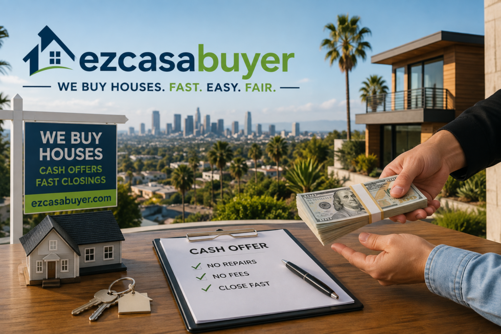 Los Angeles CA cash exchange for promissory note and deed of trust, serving note sellers including Malibu CA.